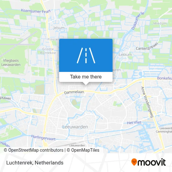 Luchtenrek map