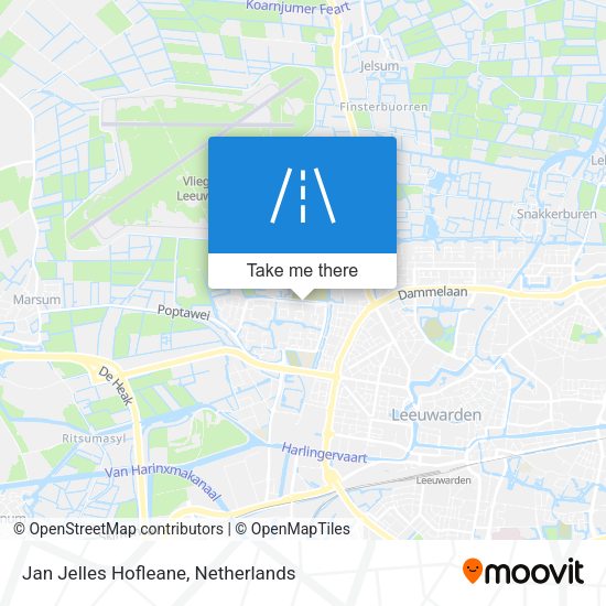 Jan Jelles Hofleane map