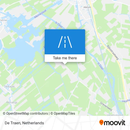 De Traen map