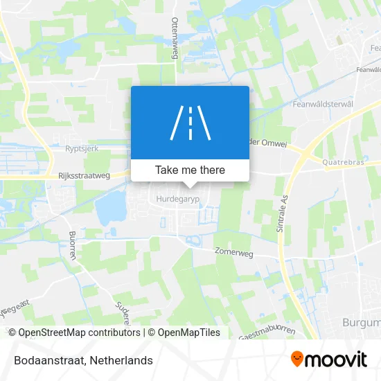 Bodaanstraat map