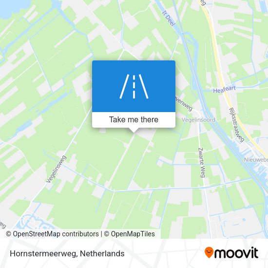 Hornstermeerweg map