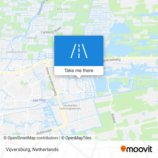 Vijversburg map