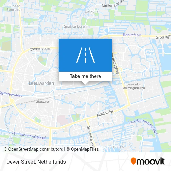 Oeverstraat map