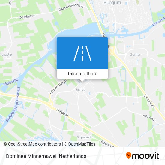 Dominee Minnemawei map