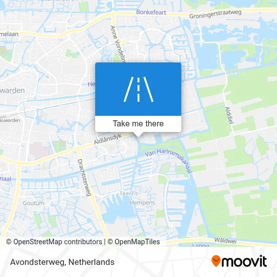 Avondsterweg map