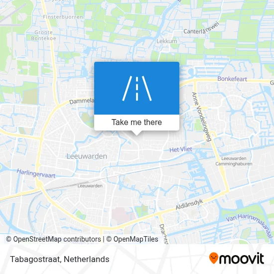 Tabagostraat map