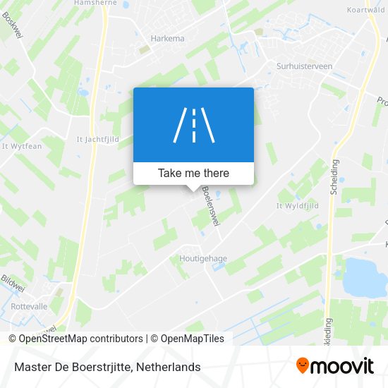 Master De Boerstrjitte map