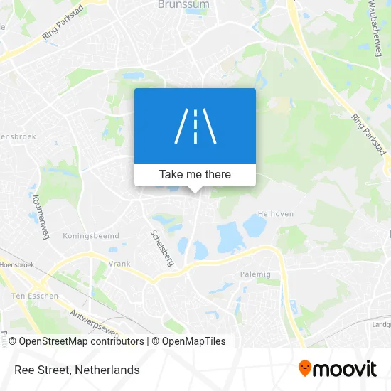 Reestraat map