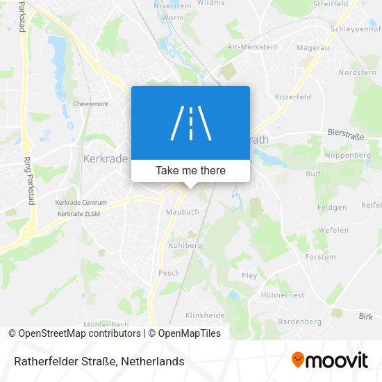 Ratherfelder Straße map