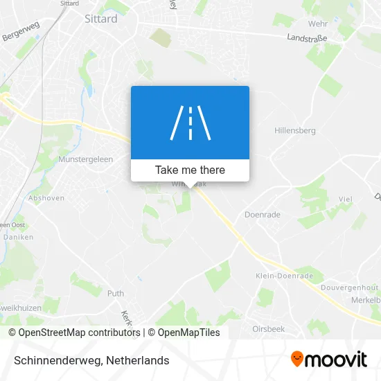 Schinnenderweg map