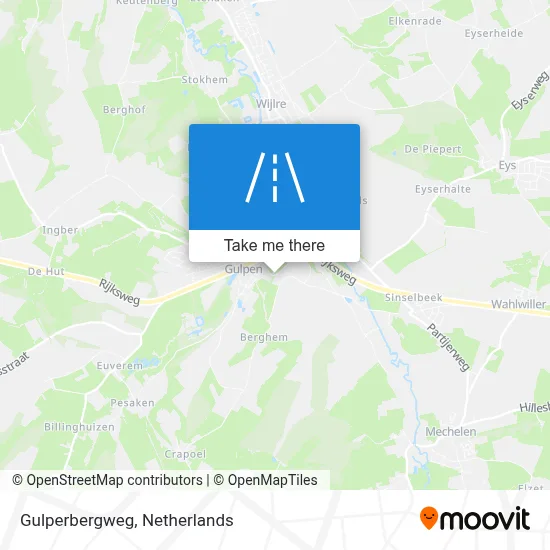 Gulperbergweg map