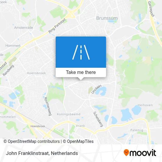 John Franklinstraat map