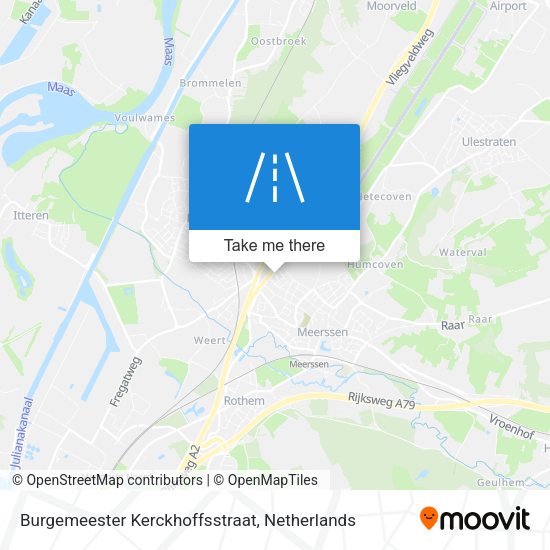 Burgemeester Kerckhoffsstraat map