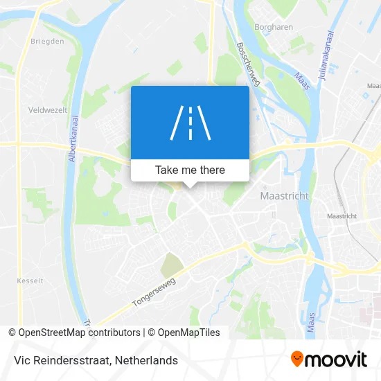 Vic Reindersstraat map
