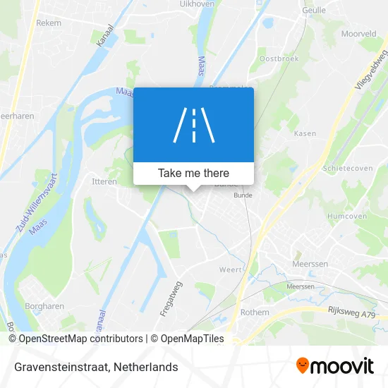 Gravensteinstraat map