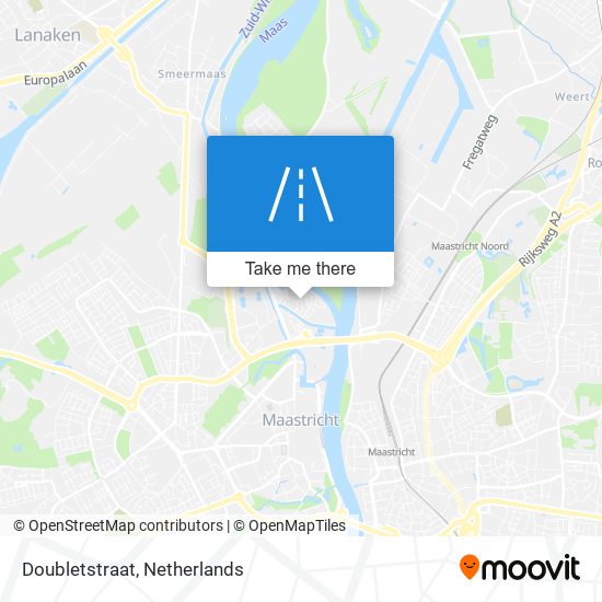 Doubletstraat map