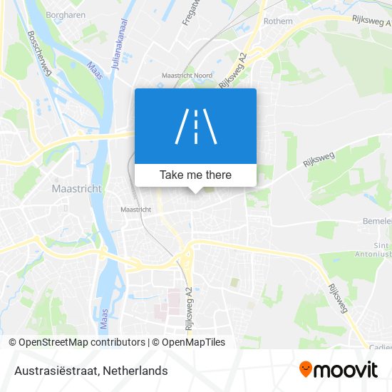 Austrasiëstraat map