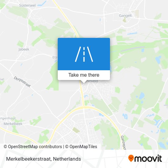 Merkelbeekerstraat map