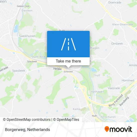Borgerweg map