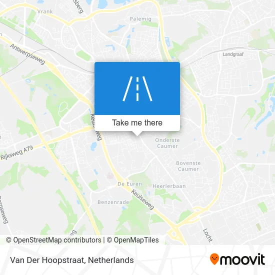 Van Der Hoopstraat map