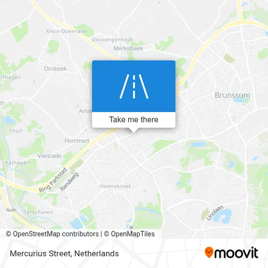 Mercuriusstraat map