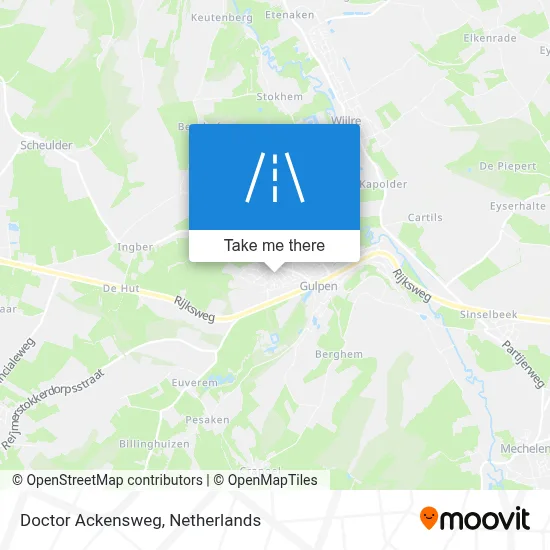 Doctor Ackensweg map