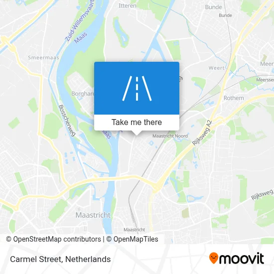 Carmelstraat map