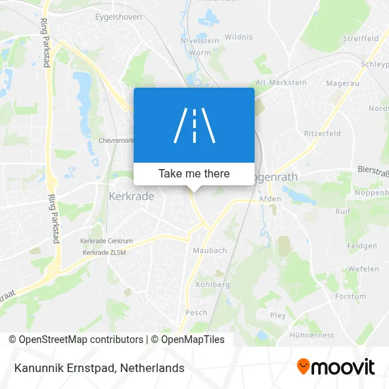 Kanunnik Ernstpad map