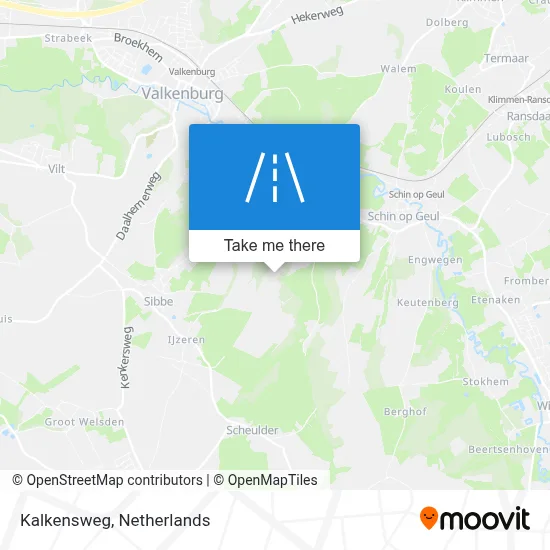 Kalkensweg map
