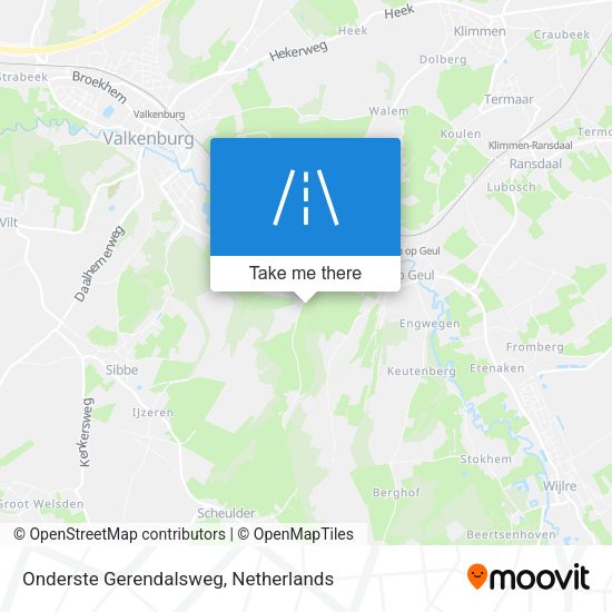 Onderste Gerendalsweg map