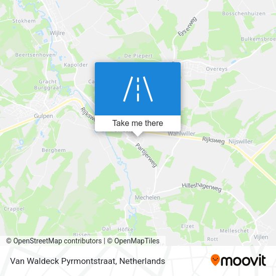 Van Waldeck Pyrmontstraat map