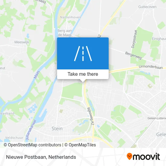 Nieuwe Postbaan map