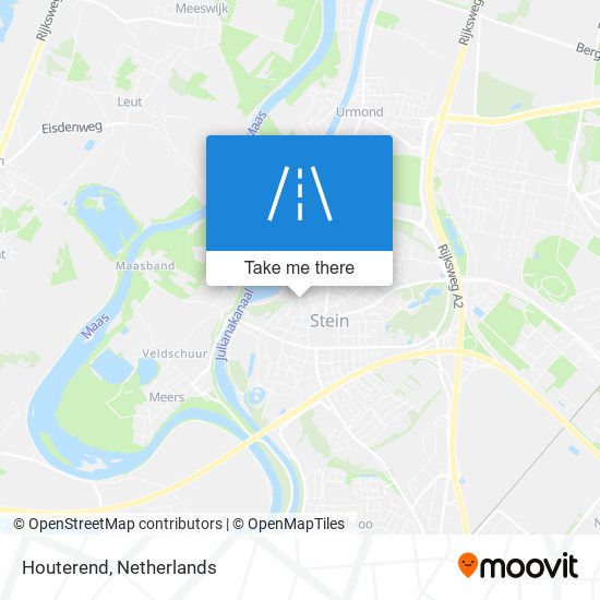 Houterend map