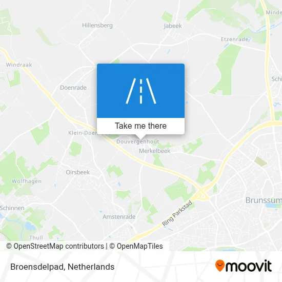 Broensdelpad map