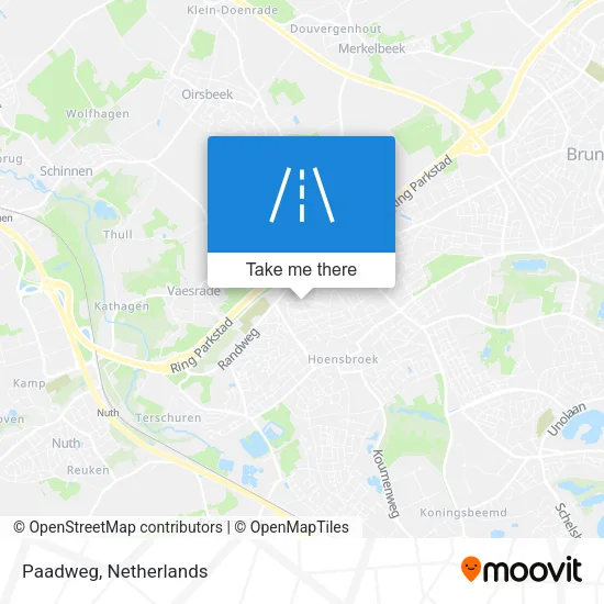Paadweg map