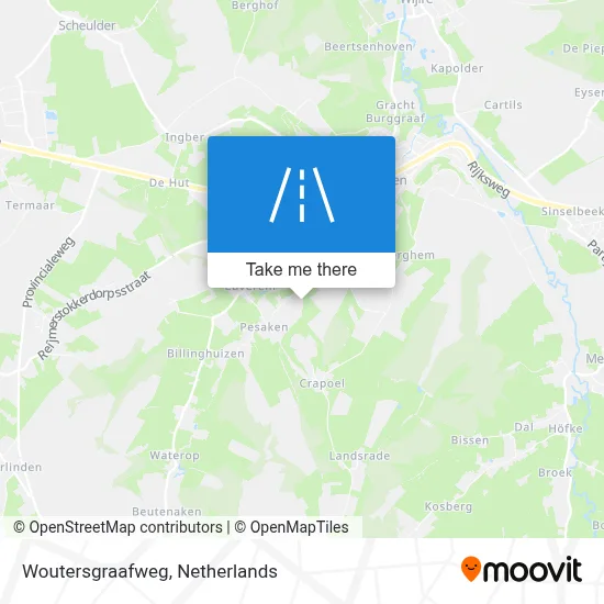 Woutersgraafweg map