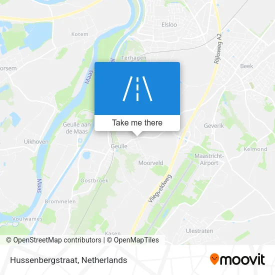 Hussenbergstraat map