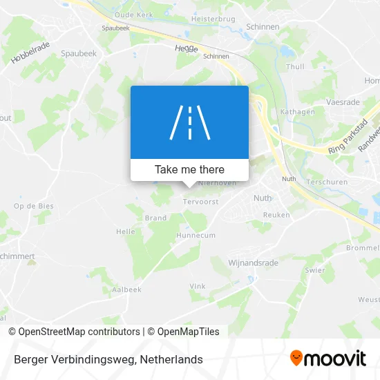Berger Verbindingsweg map