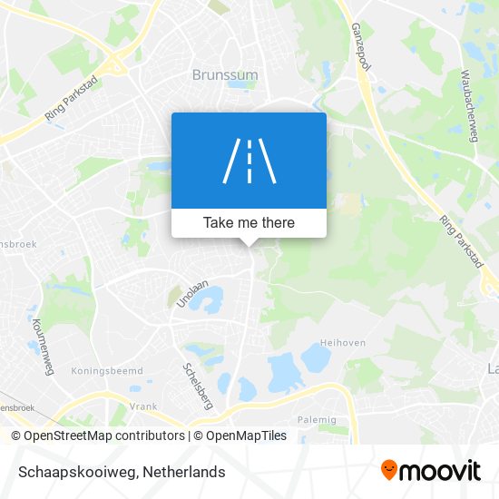 Schaapskooiweg map