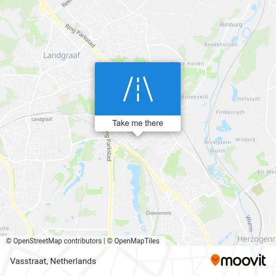 Vasstraat map