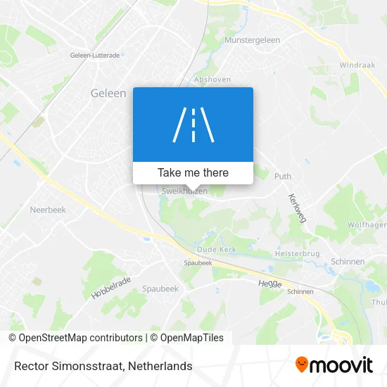 Rector Simonsstraat map