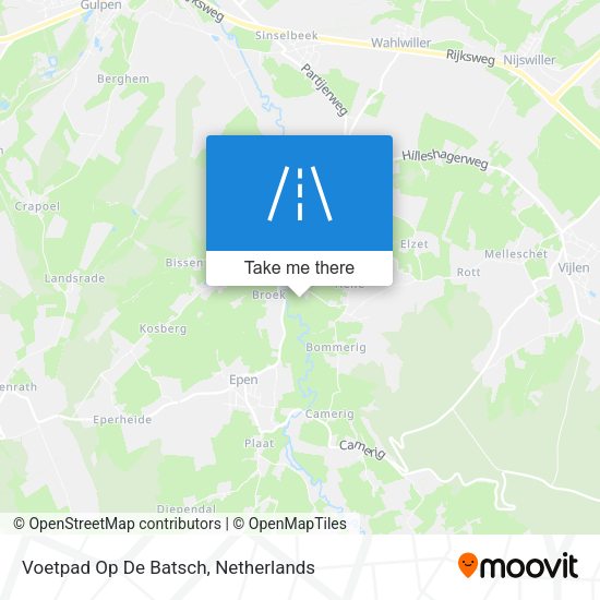 Voetpad Op De Batsch map