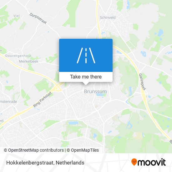 Hokkelenbergstraat Karte