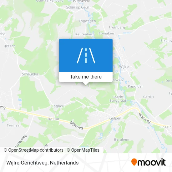 Wijlre Gerichtweg map