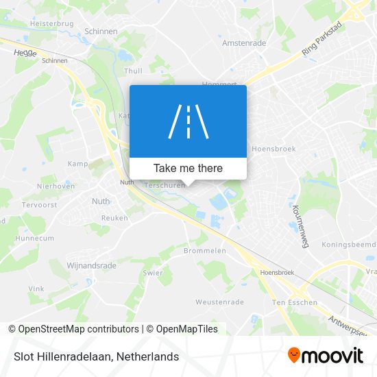 Slot Hillenradelaan map