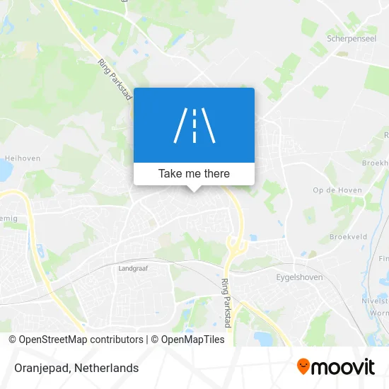 Oranjepad map
