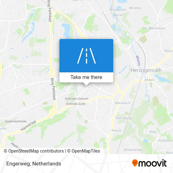 Engerweg map