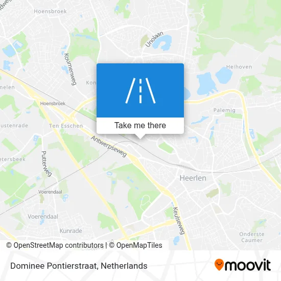 Dominee Pontierstraat map