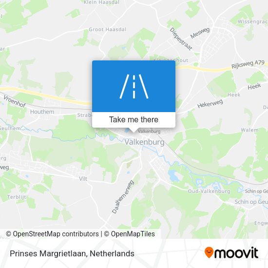 Prinses Margrietlaan map