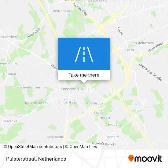 Pulsterstraat map